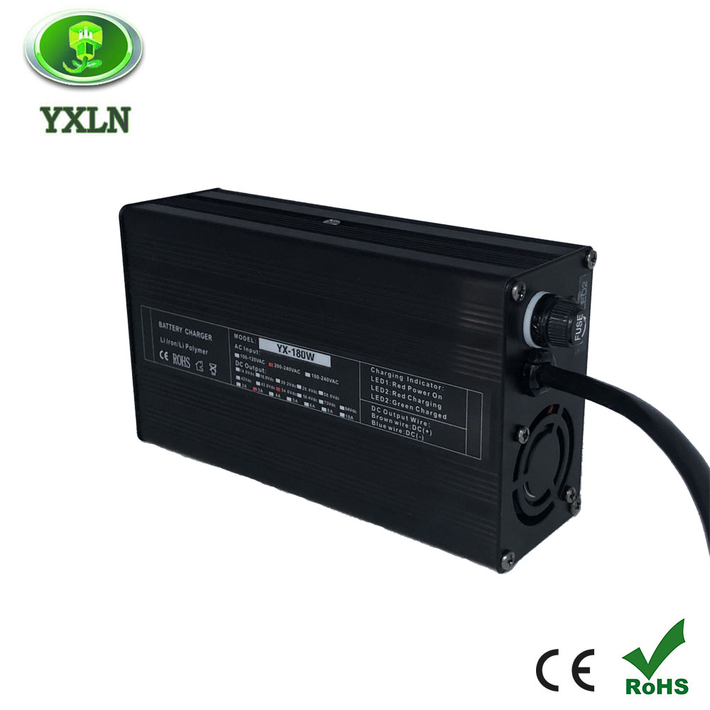 54.6V 48V Electric Bike Battery Charger 15ah 3amp