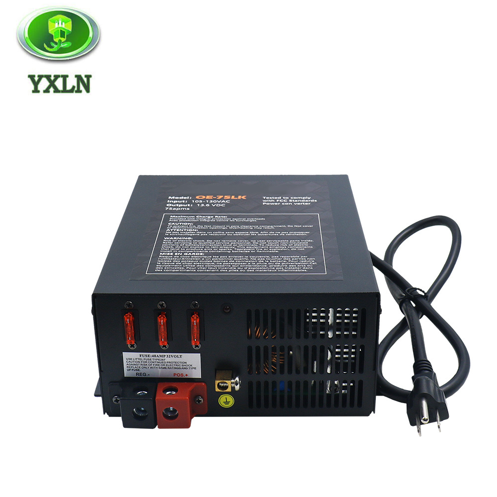 12V 55A 75A 100A RV Power Converter Charger