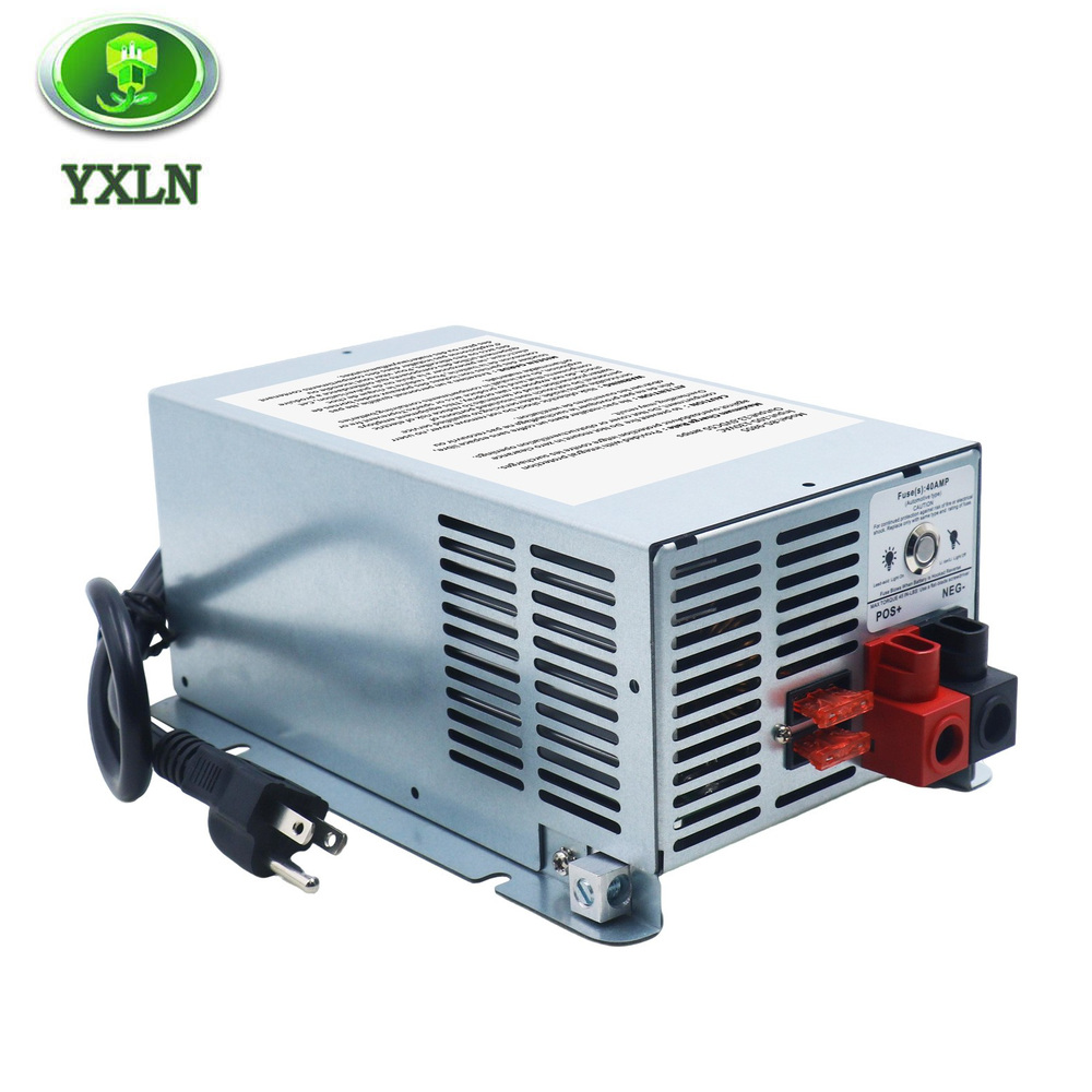 12V RV Converter Charger 55A 65A 75A with Manual Lead-Acid/LiFePO4 Switch