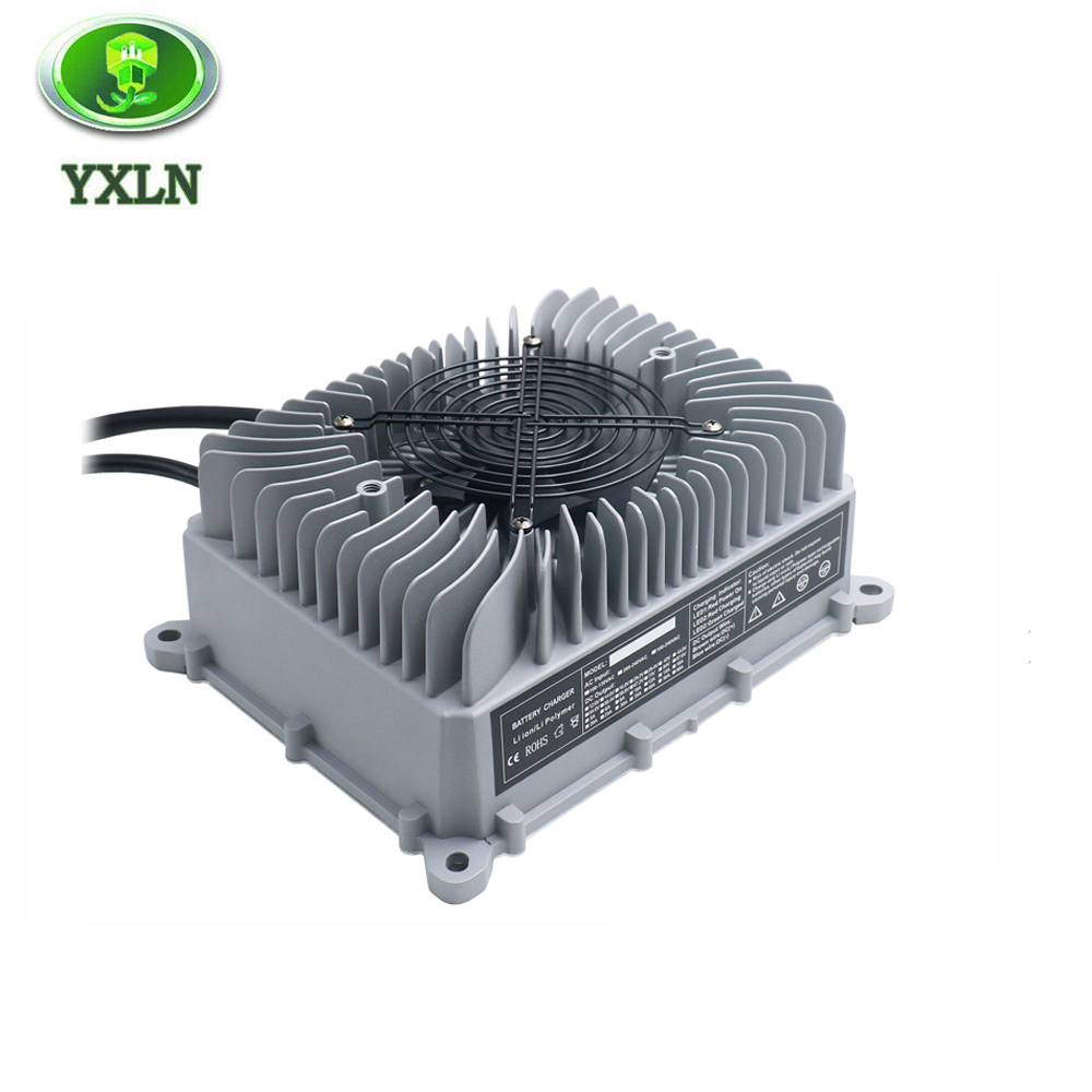 48V 30A / 50A High-Power Waterproof Onboard Battery Charger for Industrial Electric Vehicles