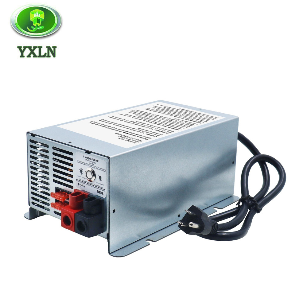 12V RV Converter Charger 55A 65A 75A with Manual Lead-Acid/LiFePO4 Switch