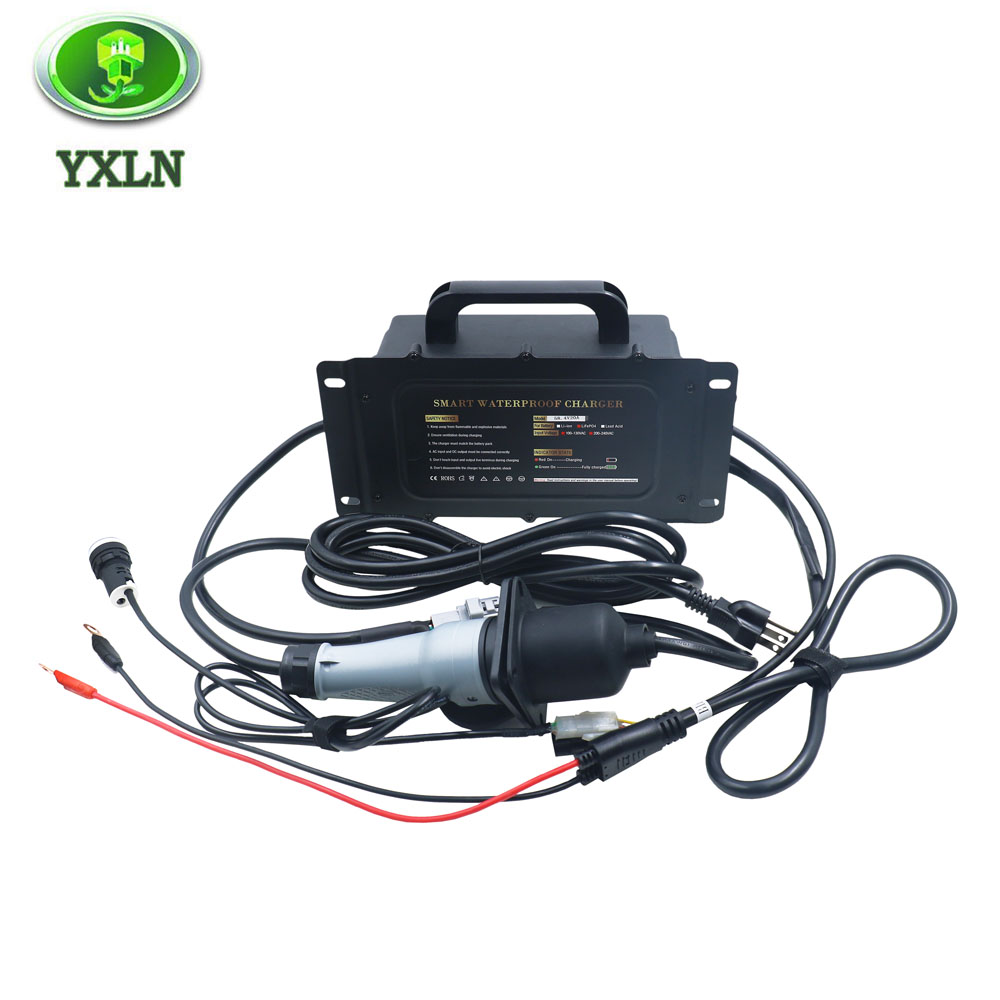 48V 20A IP67 Waterproof Onboard LiFePO4 Battery Charger for Golf Carts