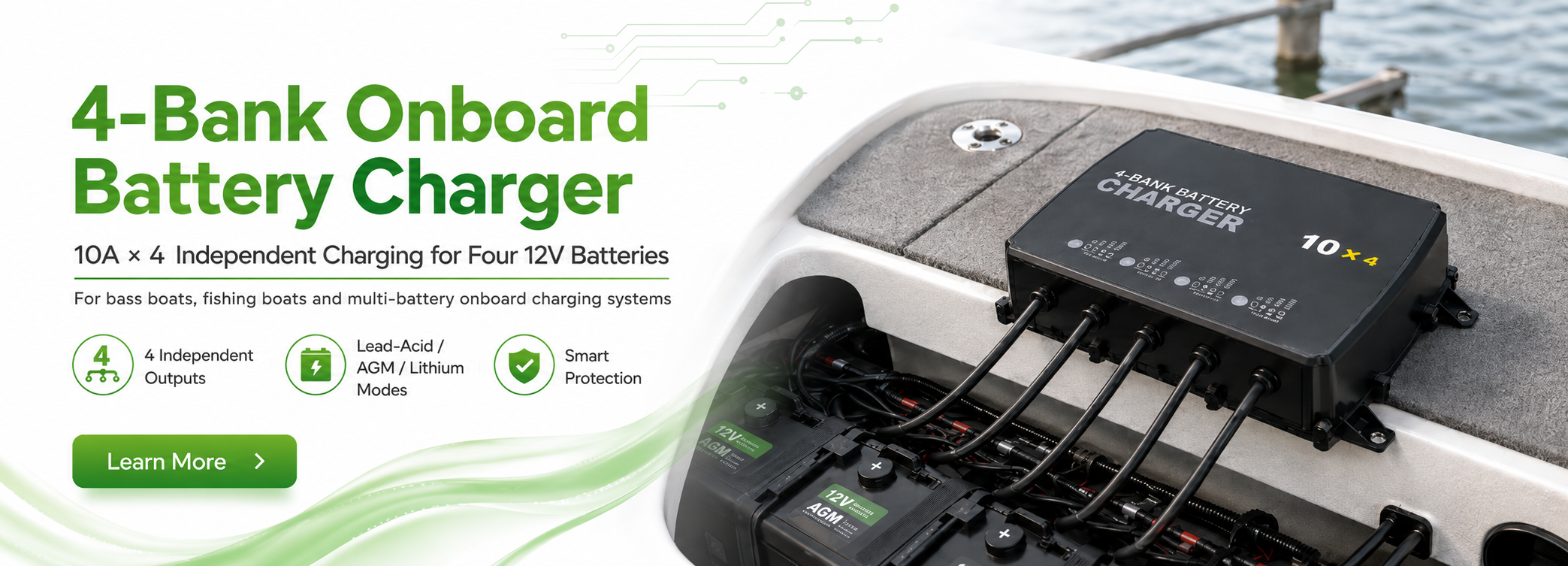 12V 10A charger