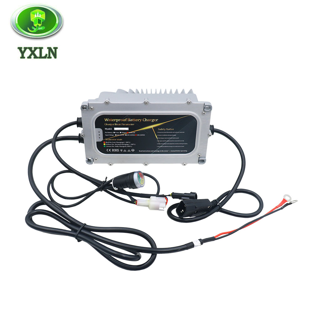 36V 18A / 48V 15A IP67 Waterproof Onboard Golf Cart Battery Charger