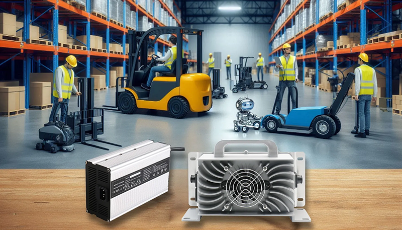 Battery Charger For Warehouse Equipment